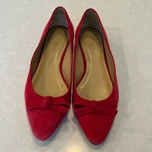Talbots size 9.5 suede flats